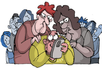 EN 500 CARACTERES Llamada al celular en momento inoportuno