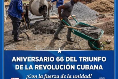 Diputados felicitan al pueblo cubano por aniversario 66 del triunfo de la Revolución
