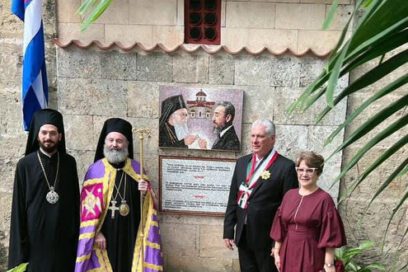 Recibe Presidente cubano Orden del Patriarca Ecuménico Bartolomeo «Estrella”