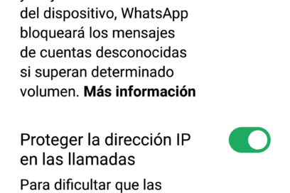 EN 500 CARACTERES Aumentar privacidad del IP en WhatsApp