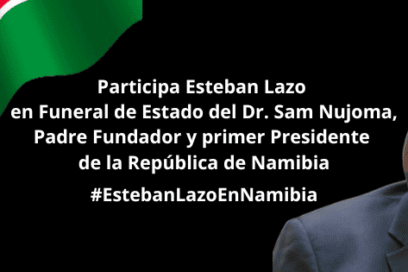 Arriba Esteban Lazo a Namibia para asistir al funeral de Estado de Sam Nujoma