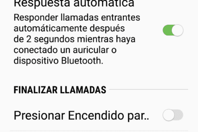 EN 500 CARACTERES Responder llamada sin tocar el celular