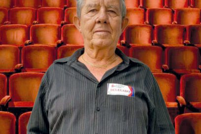 Un delegado que no le “pierde el hilo” al trabajo