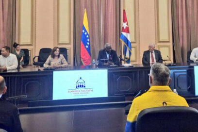 Recibió Esteban Lazo a diputados de la Asamblea Nacional de República Bolivariana de Venezuela