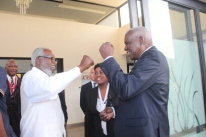 El último encuentro entre Esteban Lazo y Sam Nujoma