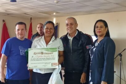 Matanzas elige delegada directa al más importante evento sindical de Civiles de la Defensa