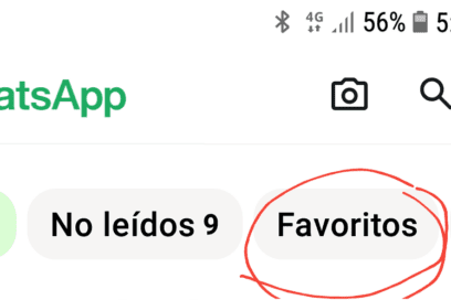 EN 500 CARACTERES Añadir a Favoritos en Whatsapp