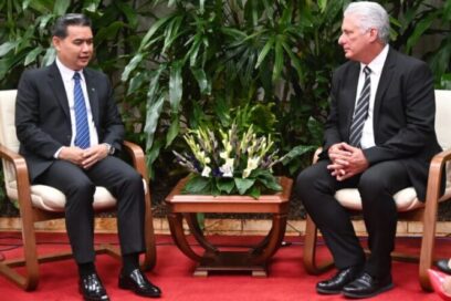 Recibe Díaz-Canel a Fiscal General de la República Democrática Popular Lao