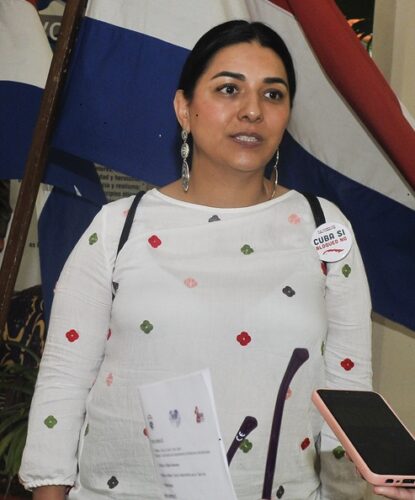 Cynthia García cumplió misiones combativas en Irak en 2009-2010