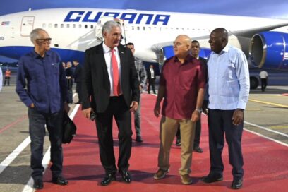 Presidente cubano se encuentra en la Patria