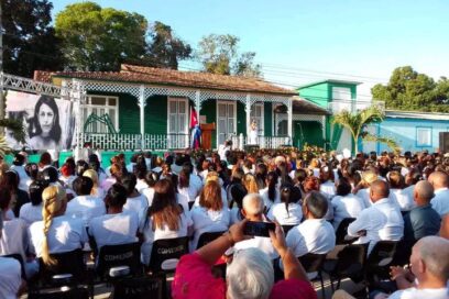 Celebran en Media Luna el aniversario 105 del natalicio de Celia