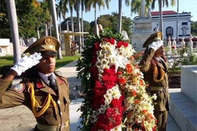 Tributo a la Madre de la Patria en Santiago de Cuba