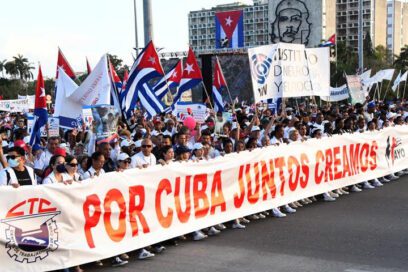 Mensaje de felicitación a los trabajadores cubanos