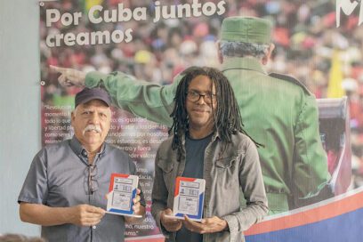 El eterno Fidel en una foto de Chile