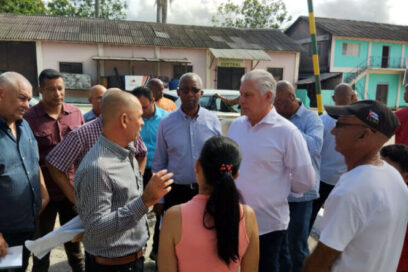 Visita Díaz-Canel territorios de la provincia de Holguín