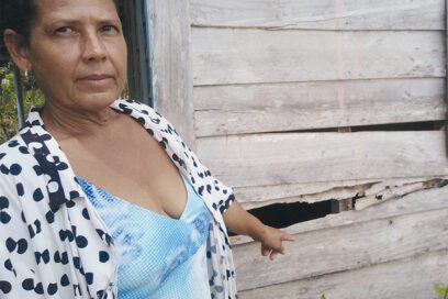 Damnificada espera arreglo de su vivienda