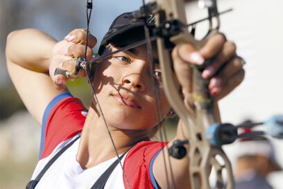 Flechas que apuntan al centro