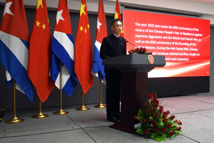 Embajador Excmo. Sr. Hua Xin. Foto: Joaquín Hernández Mena