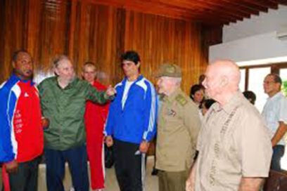 Ella y los jóvenes del Moncada