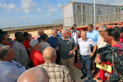 Visita Díaz-Canel nuevas obras en territorio avileño