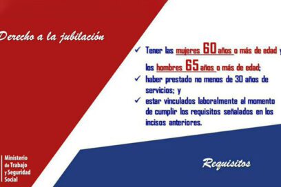 Ratifica Ministerio del Trabajo edad para la jubilación en Cuba