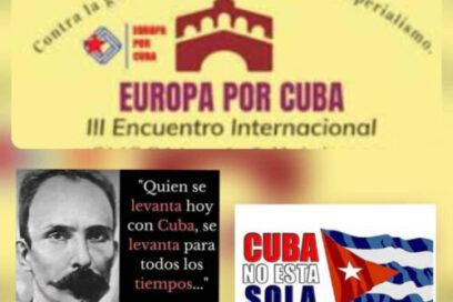 Amigos europeos se levantan por la isla caribeña