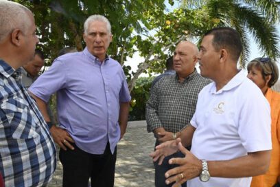 Presidente cubano realiza recorrido a la provincia de Mayabeque