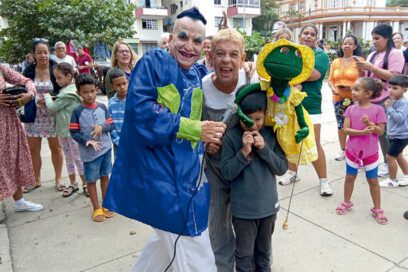 Los niños también de fiesta