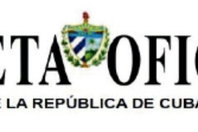 Acuerdo 10199 de la Gaceta Oficial de la República de Cuba (+ PDF)