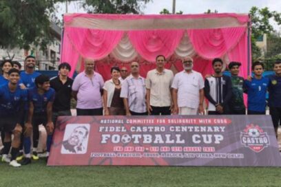 India: inauguran copa de fútbol dedicada al centenario de Fidel