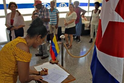 Sindicalistas cubanos y del mundo junto al pueblo venezolano