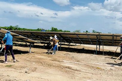 Soldados de la construcción