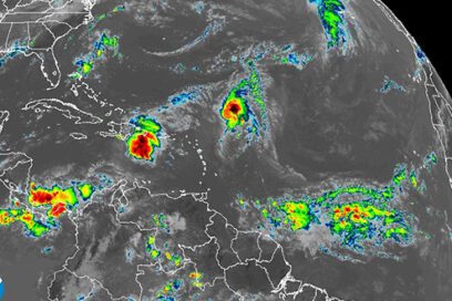 Incremento de lluvias y tormentas eléctricas en oriente cubano por onda tropical activa