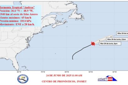 AVISO 2 (6 PM): Melissa con poco cambio en mar Caribe (+video)