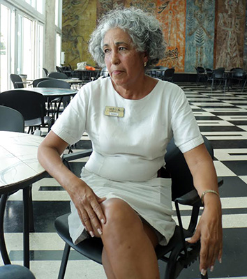 Bárbara Ferrales Mesa, supervisora de área en el Hotel Habana Libre. Foto: Jorge Luis Sánchez