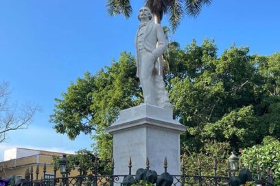 Céspedes en la acrópolis de Cuba