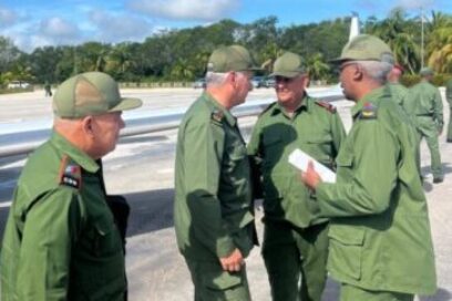 Presidente cubano recorre zonas afectadas por el huracán Melissa (+Video)