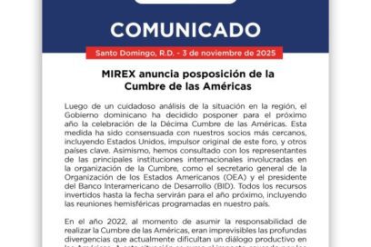 Postergada Décima Cumbre de las Américas