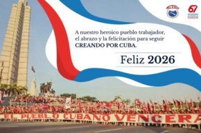 Mensaje de felicitación a los trabajadores cubanos