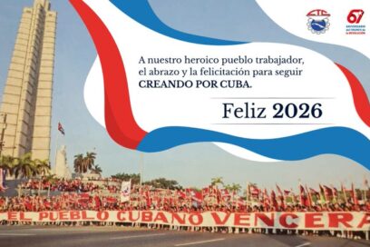 Mensaje de felicitación a los trabajadores cubanos