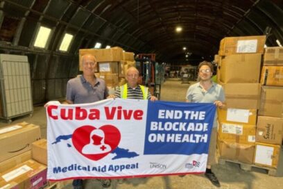 Solidaridad británica desafía el bloqueo