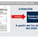 Entran en vigor nuevas cuotas para impuestos del transporte terrestre