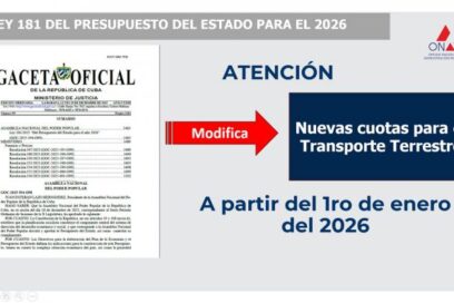 Entran en vigor nuevas cuotas para impuestos del transporte terrestre