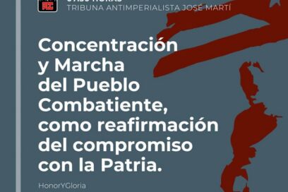 Desde la Tribuna Antimperialista, este viernes marcha del pueblo combatiente