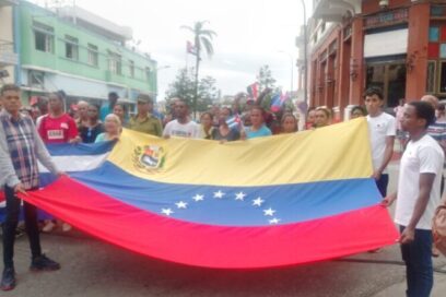 Santiagueros condenan agresión a Venezuela