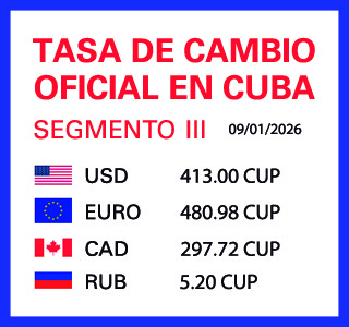Tasa de cambio en Cuba