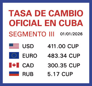 Tasa de cambio en Cuba