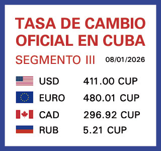 Tasa de cambio en Cuba