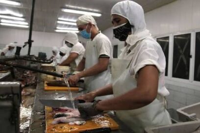 Sede Sancti Spíritus del acto central por el Día del Trabajador de la Industria alimentaria