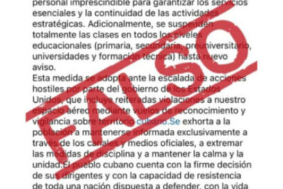 Gobierno cubano niega rumores en redes sobre paralización de actividades en el país
